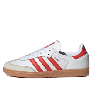 adidas samba og white solar red gum (w)
