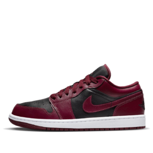 air jordan 1 low black dark beetroot (w)