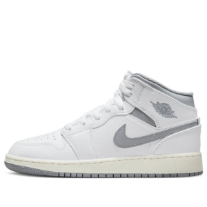 air jordan 1 mid neutral grey (gs)