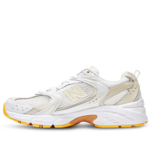 new balance 530 white beige yellow