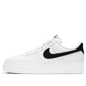 air force 1 low '07 white black pebbled leather