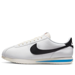 nike cortez '23 white black light photo blue